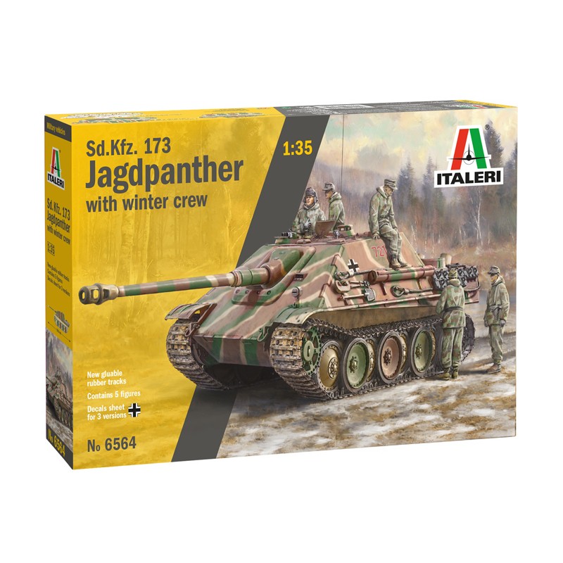 Italeri 1 35 Sd Kfz 173 Jagdpanther Winter Crew 6564