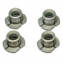 This is a replacement Mugen MTC2 Upper Arm Pivot Insert 4 pcs Silver.