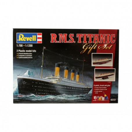REVELL 1/700 1/1200 SHIP R.M.S. TITANIC GIFT-SET 05727