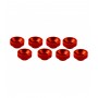M3 ALUMINUM SERVO WASHER RED (8 PCS) UR1507-R