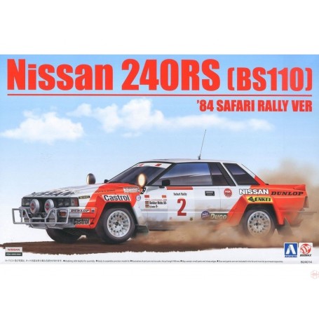 BEEMAX KIT 1/24 CAR NISSAN 240RS BS110 SAFARY RALLY 1984 B24014
