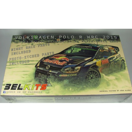 BELKITS 1/24 CAR VOLKSWAGEN POLO R RED BULL WRC 2015 BEL010