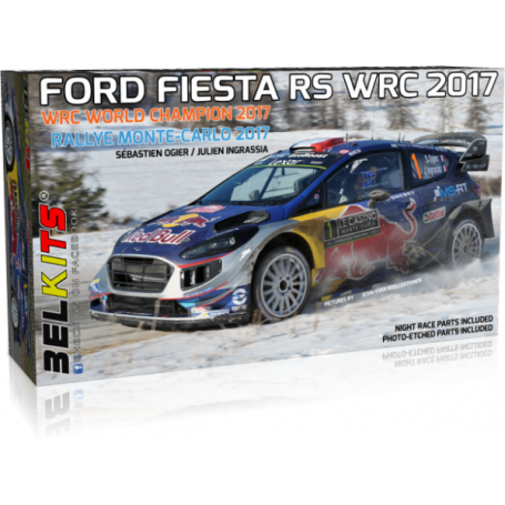 BELKITS 1/24 CAR FORD FIESTA RS WRC 2017 BEL012