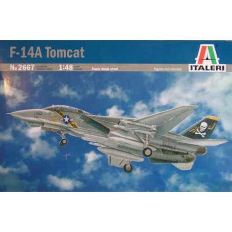 ITALERI KIT 1/48 AIRCRAFT F-14A TOMCAT 2667