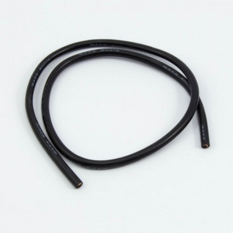 ULTIMATE RACING 10AWG BLACK SILICONE WIRE (50CM)