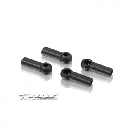 XRAY COMPOSITE BALL JOINT 4.9MM - CLOSED WITH HOLE (4) - 302665