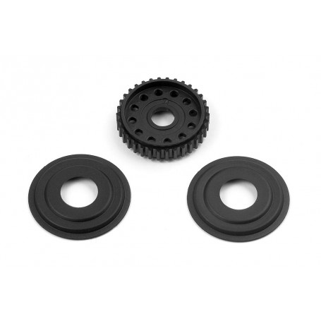 XRAY DIFF PULLEY 34T WITH LABYRINTH DUST COVERS - 305054