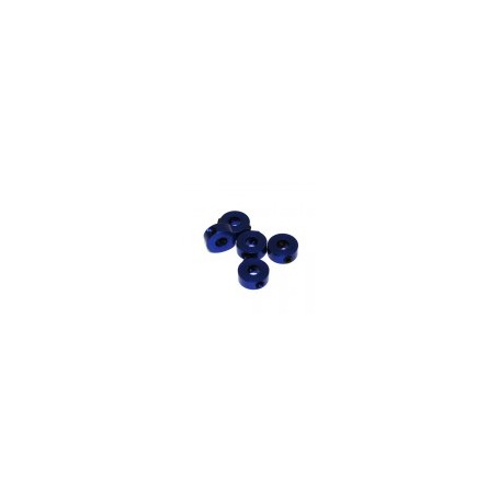 4MM ALUMINIUM STOPPER BLUE(5U.)