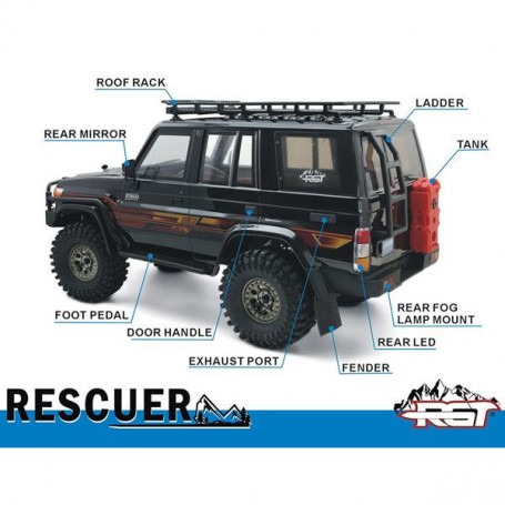 copy of RGT RESCUER 4x4 RTR 1:10 WATERPROOF TRAIL CRAWLER CAMEL