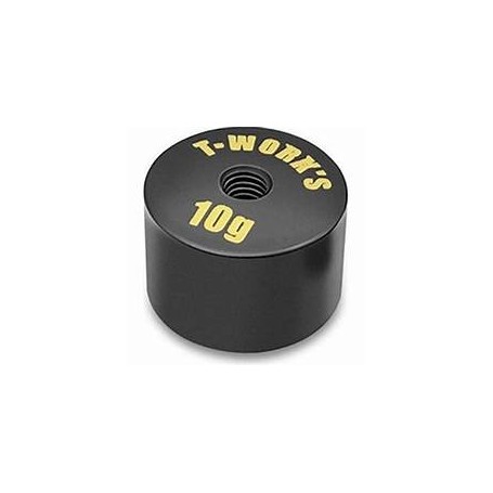 T-Work's TA-067-M Anodized Precision Balancing Brass Weights 10g Ver.2 ( 13.5 x 9.5mm )