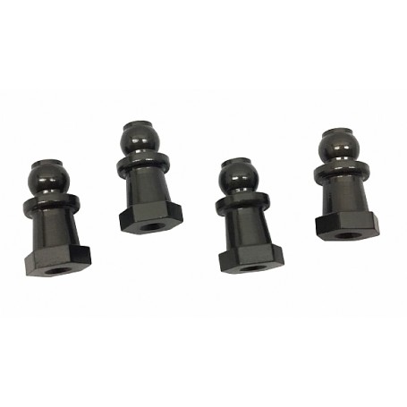 Hong Nor -Lightweight Ball End Post (4 pcs) (4g)- HN-434