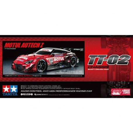 TAMIYA 1:10 RC Motul Autech 2023 TT-02 - 47503