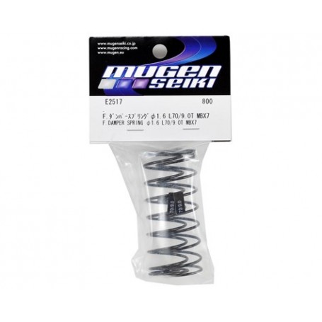 Mugen Seiki 70mm Front Shock Spring Set (Medium - 1.6/9.0T) (2) Mugen Seiki 70mm Front Shock Spring Set (Medium - 1.6/9.0T) (2)