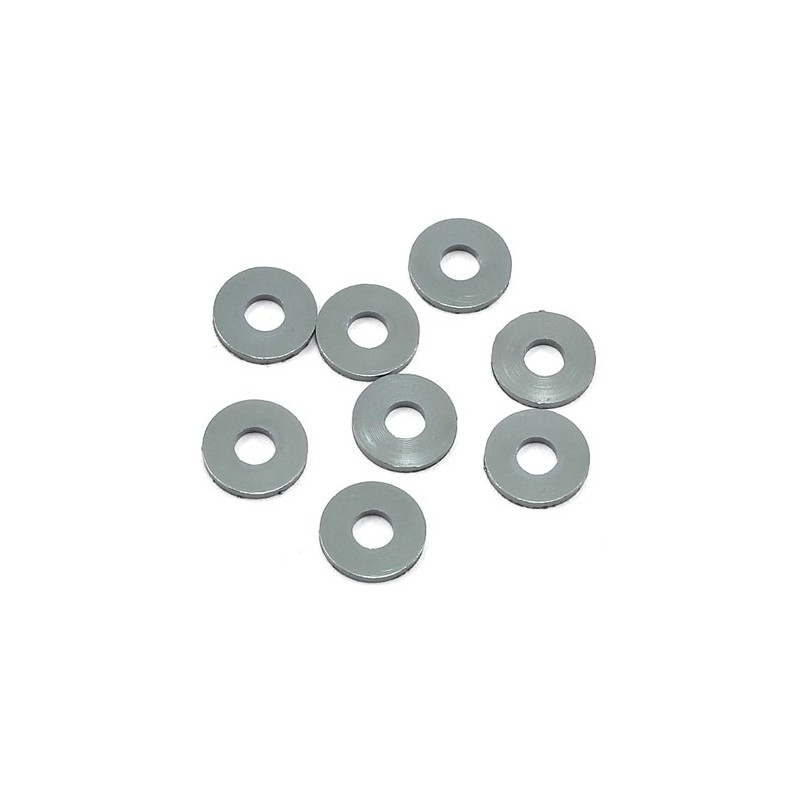Mugen Seiki 3x8x1mm Aluminum Roll Center Spacer (8) Mugen Seiki 3x8x1mm Aluminum Roll Center Spacer (8)