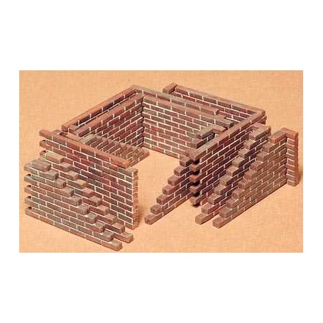 35028 Kit Tamiya 1/35 Diorama Set Brick wall