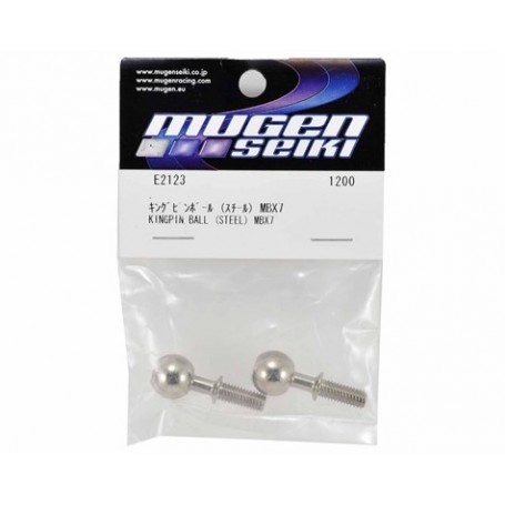 Mugen Seiki Steel Kingpin Ball Adjusting Nut (2) Mugen Seiki Steel Kingpin Ball Adjusting Nut (2)