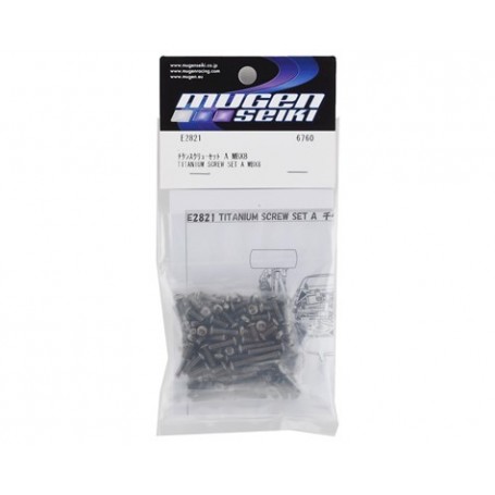 Mugen Seiki MBX7 Titanium Upper Screw Set A Mugen Seiki MBX7 Titanium Upper Screw Set A
