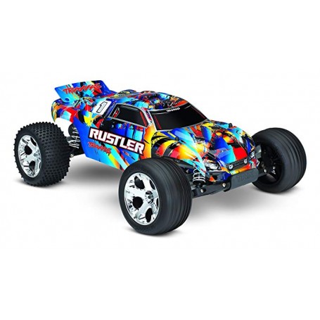 Carro Telecomandado elétrico Traxxas Rustler 2wd truck +65km/h