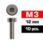 M3X12MM CAP HEAD SCREWS (10 PCS)
