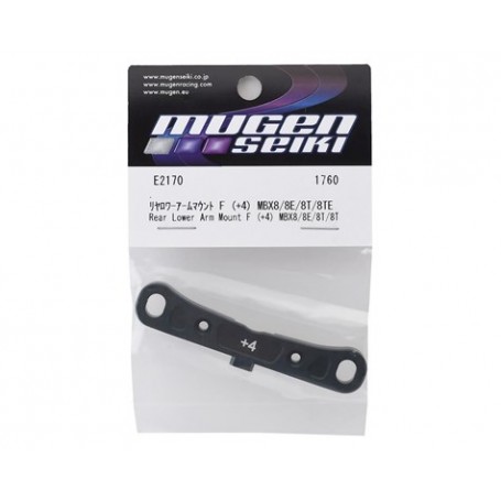 Mugen Seiki MBX8 Aluminum Rear/Front Lower Arm Mount (+4) Mugen Seiki MBX8 Aluminum Rear/Front Lower Arm Mount (+4)