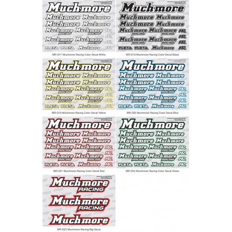 Muchmore Racing Color Decal Yellow