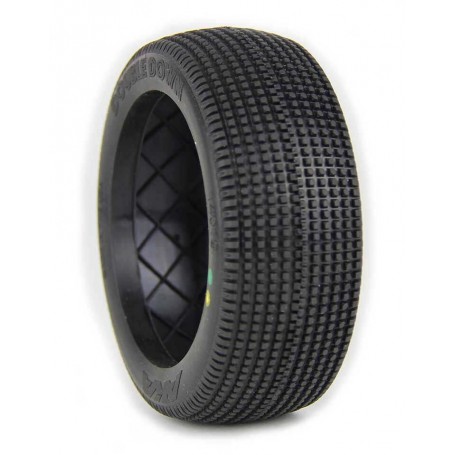 AKA TIRES BUGGY TYRES DOUBLE DOWN SOFT PAIR (2) (NO INSERTS) BULK
