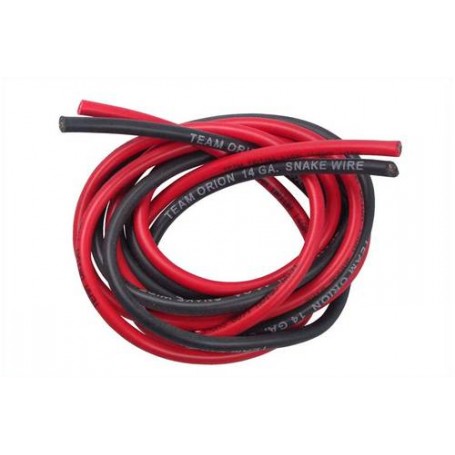 TEAM ORION Silicone Wire 14AWG black/red