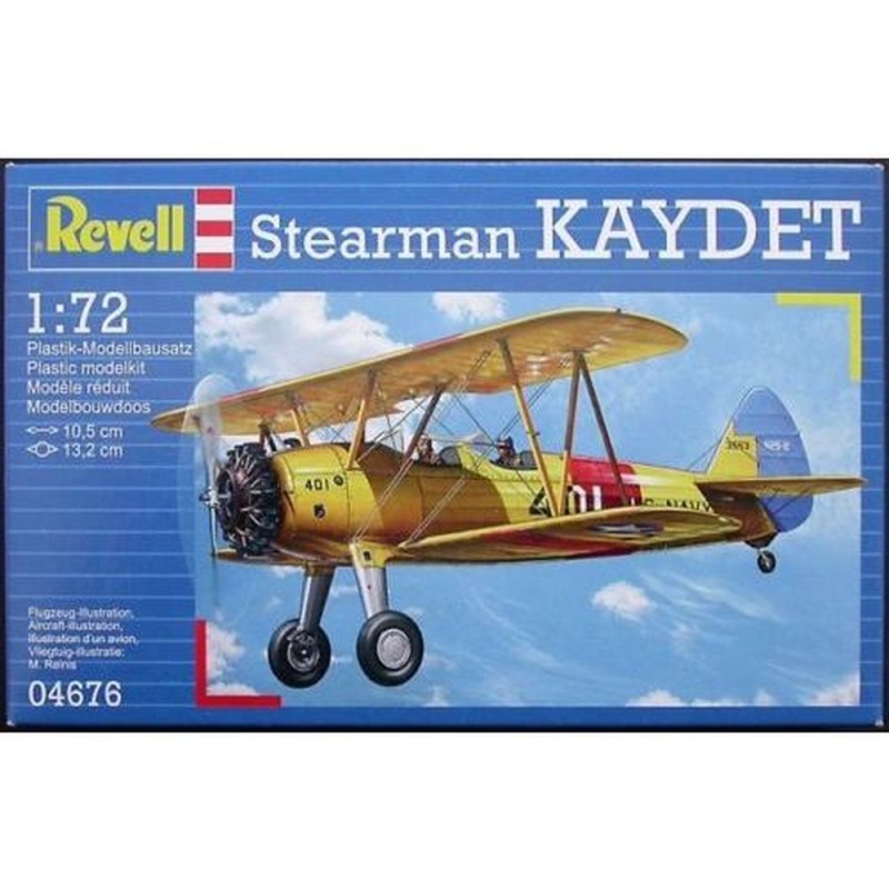 Revell Model Kit Stearman Kaydet 1/72 Scale 04676