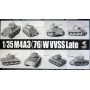 Asuka 1/35 Tank M4A3(76)W VVSS Late Sherman 35043