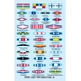 TRUMPETER DECALS WWII SIGNAL FLAGS 1/200 - 06630
