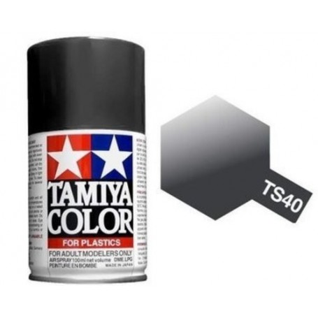 TAMIYA SPRAY TS-40 METALLIC BLACK GLOSS (100ML) 85040