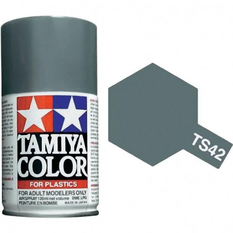 TAMIYA SPRAY TS-42 LIGHT GUN METAL SEMI GLOSS (100ML) 85042