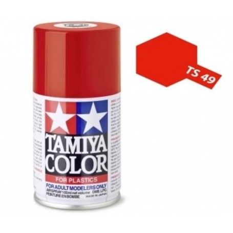 TAMIYA SPRAY TS-49 BRIGHT RED GLOSS (100ML) 85049