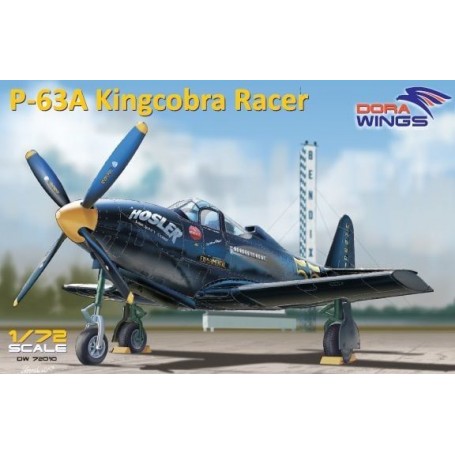 KIT DORA WINGS 1/72 AIRCRAFT BEL P 63A KING COBRA RACER SOHIO HANDICAP 72010