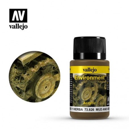 VALLEJO WEATHERING EFFECTS MUD AND GRASS (40ML) 73826