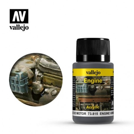 VALLEJO WEATHERING EFFECTS ENGINE GRIME (40ML) 73815