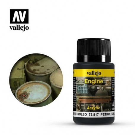 VALLEJO WEATHERING EFFECTS PETROL SPILLS (40ML) 73817