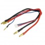 CHARGING CABLE GOLD CONNECTOR 04.0mmX2.5mm FOR HARDCASE 2S LIPO EH 610004EH