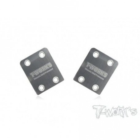 T-Works Skid Plate Rear Steel for Mugen MBX8 (1) - TO-220-MBX8 ...