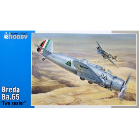 KIT SPECIAL HOBBY 1/48 AIRCRAFT BREDA Ba.65 A-80 two Seater 48111