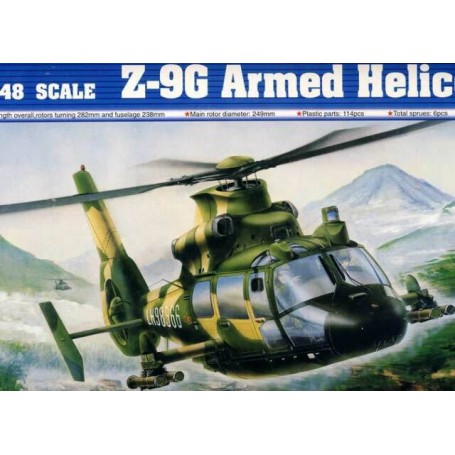 KIT TRUMPETE 1/48 HELICOPTER Z-9G ARMED 2802