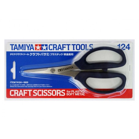 TAMIYA TOOLS CRAFT SCISSORS FOR PLASTIC/SOFT METAL 74124