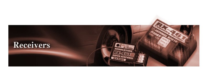 Receptores para Carros Telecomandados de pista on-road e todo terreno.