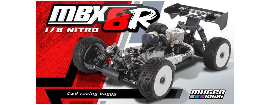 Peças Mugen MBX8-R Nitro 1/8 Off Road