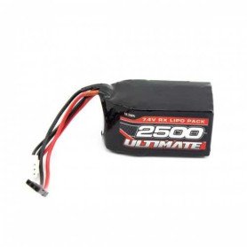 Bateria ULTIMATE 7.4V. 2500MAH LIPO HUMP RECEIVER PACK JR
