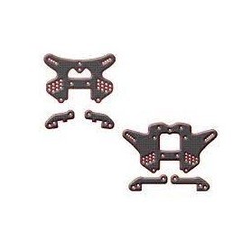 IGT8 PARTS 2021 CARBON FIBER SHOCK TOWERS AND EXTENSIONS LR IGT821F01
