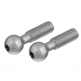H0187/2 Mugen Seiki Titanium King Pin Ball (6pcs)