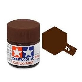 X-9 Marrom Tinta Tamiya Acrilíca 81009