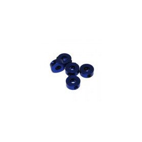 4MM ALUMINIUM STOPPER BLUE(5U.)