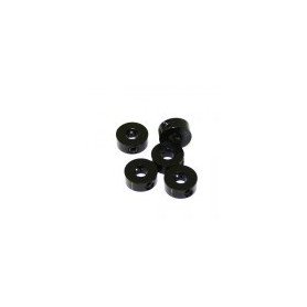 4MM ALUMINIUM STOPPER BLACK(5U.)